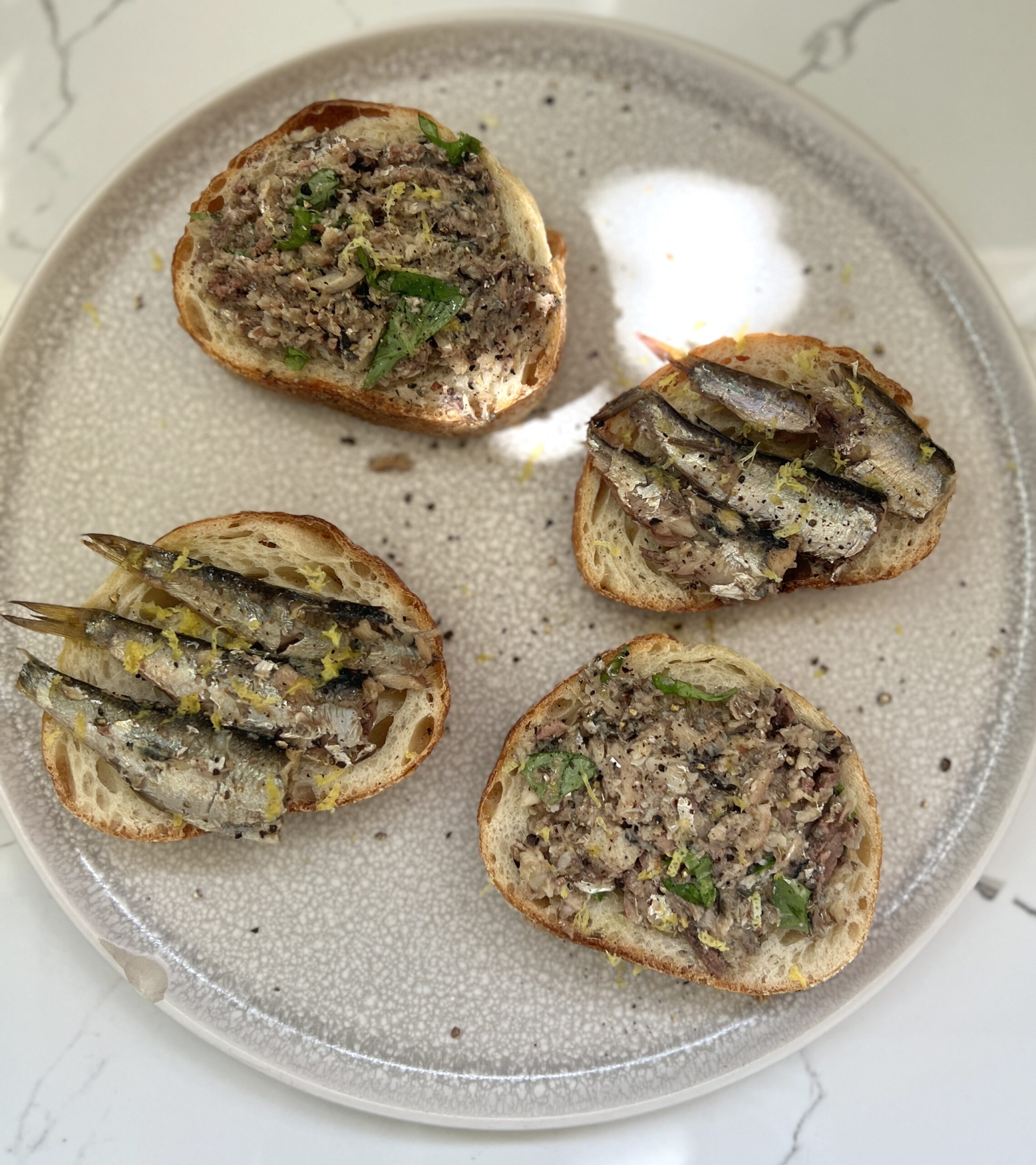 sardines on toast